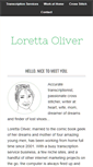 Mobile Screenshot of lorettaoliver.com